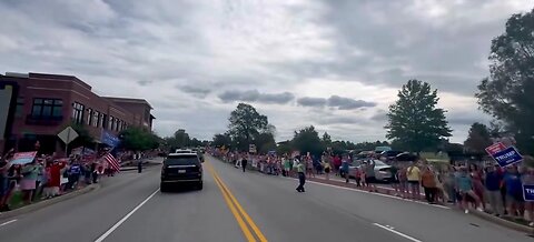 President Trump departing Georgia! Next stop, North Carolina….