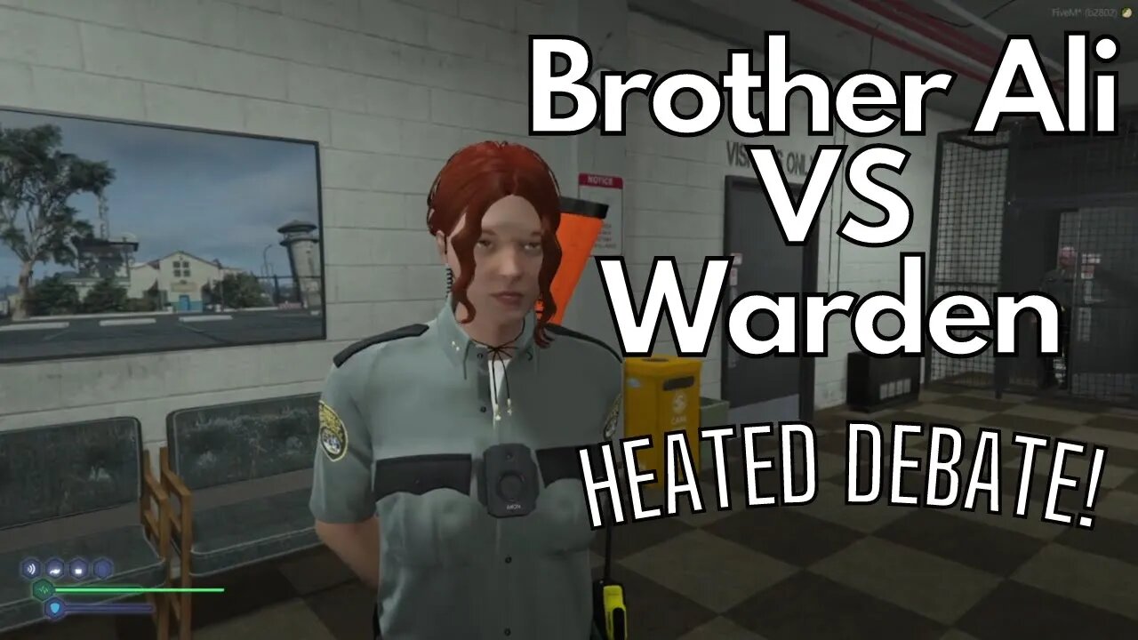 Brother Ali VS Prison Warden HEATED DEBATE! | GTA 5 RP