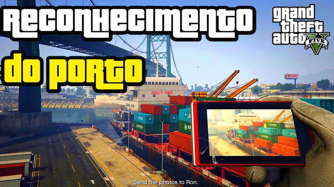 GTA V HISTÓRIA PARTE 26 - RECONHECIMENTO DO PORTO | TREVOR DESCOBRE QUE COISAS NUCLEARES NO NAVIO