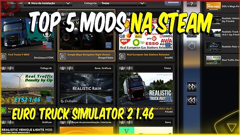 TOP 5 MODS NA STEAM OS MAIS TOP PARA EURO TRUCK SIMULATOR 2 1.46