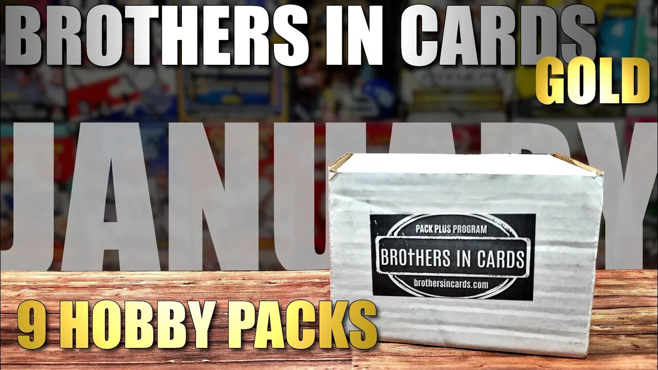 9 RANDOM Football Card Hobby Packs | BROTHERS IN CARDS Gold Box January 2023