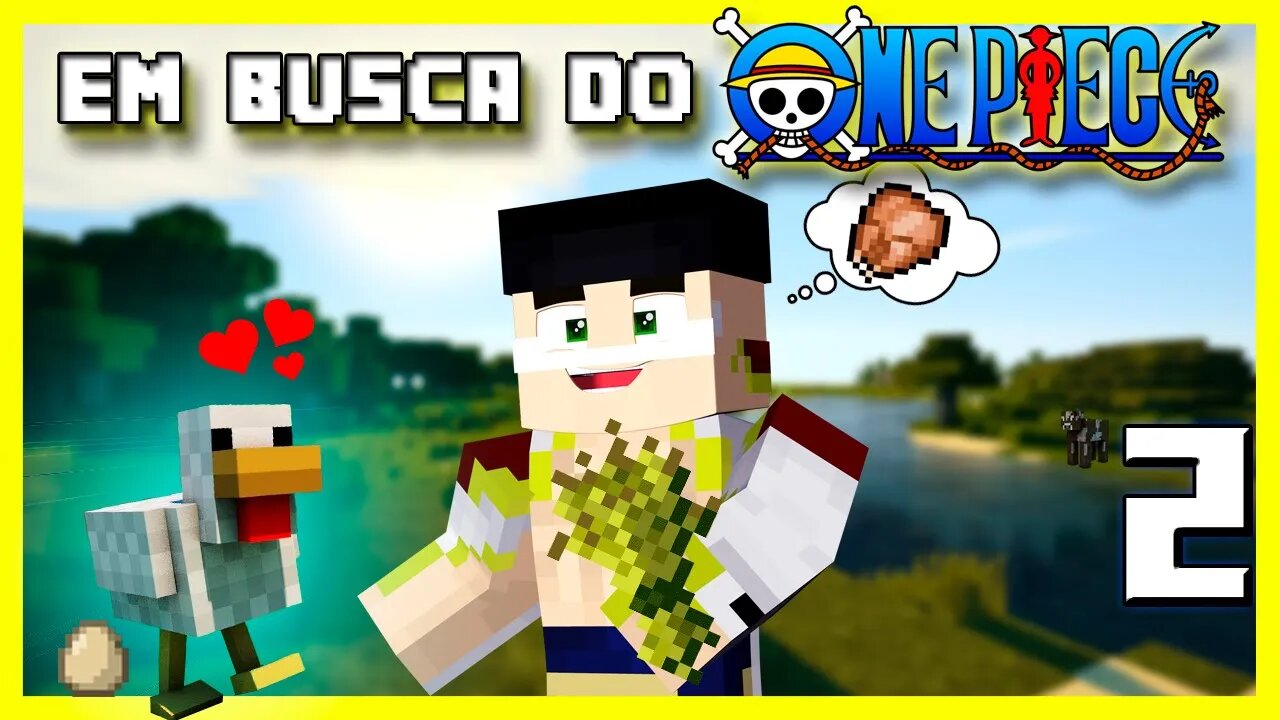 O MINI GALINHEIRO COM A FARM DE COMIDA SIMPLES (Minecraft) | Em busca do One Piece #2