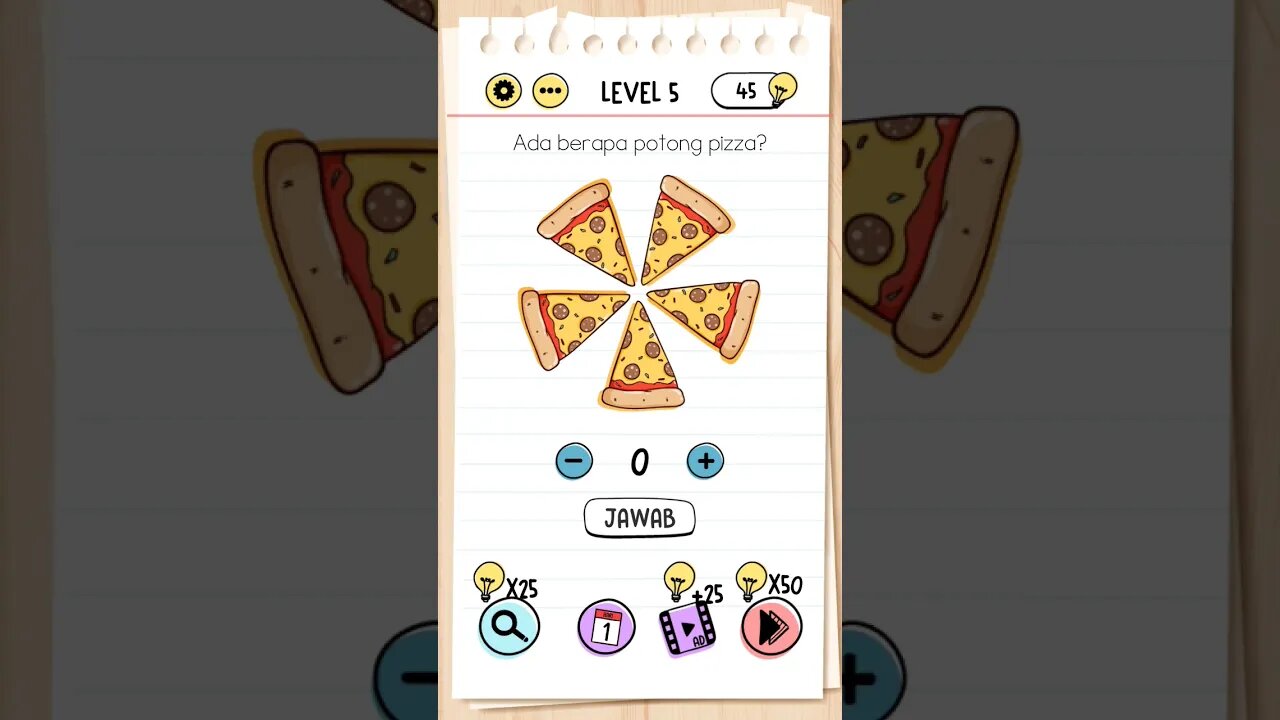 clue nya (apakah ada pizza yang menumpuk, engga?) #youtubeshorts #shorts #short #gameplay