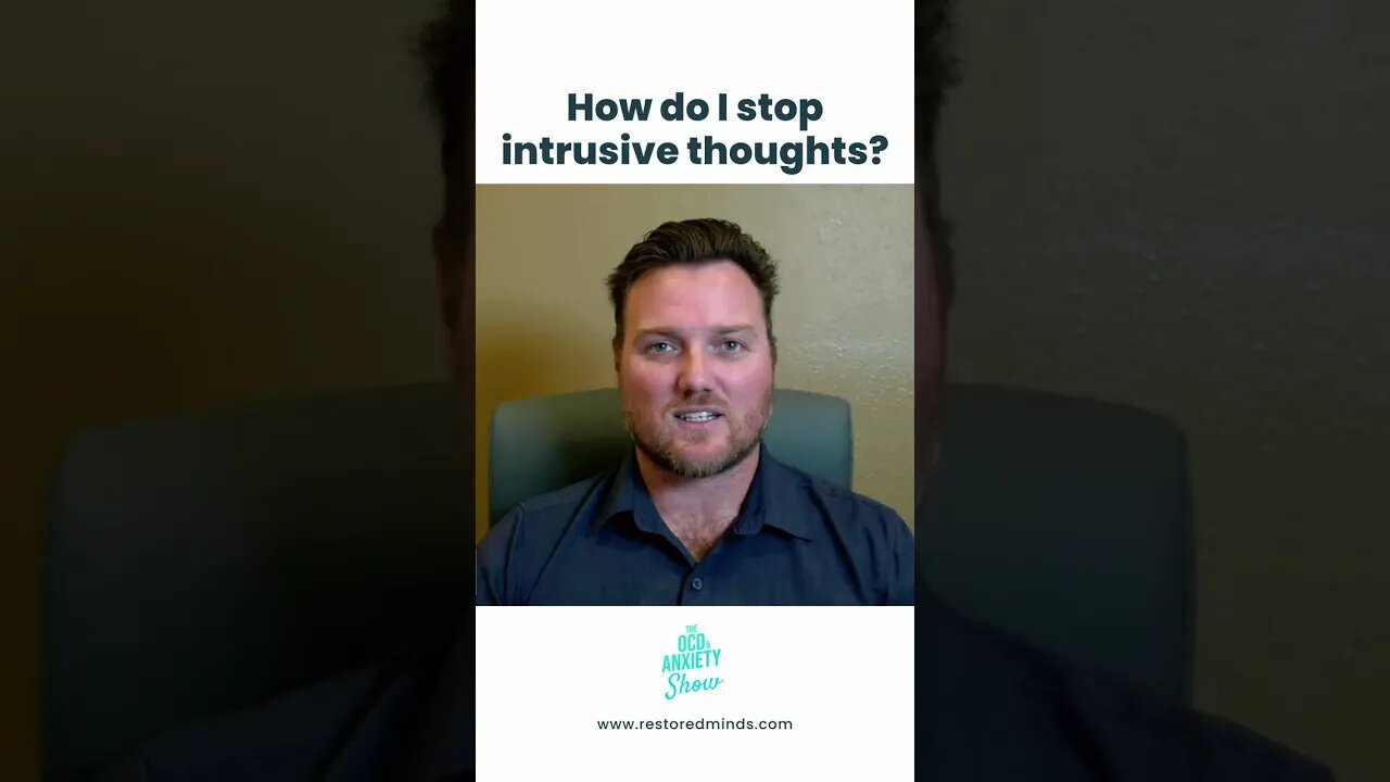 How do I stop intrusive thoughts? #shorts