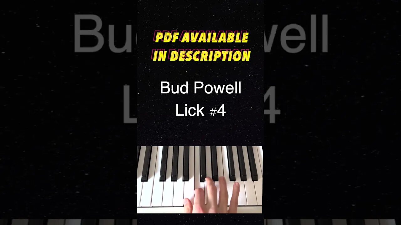 Bud Powell Lick #4