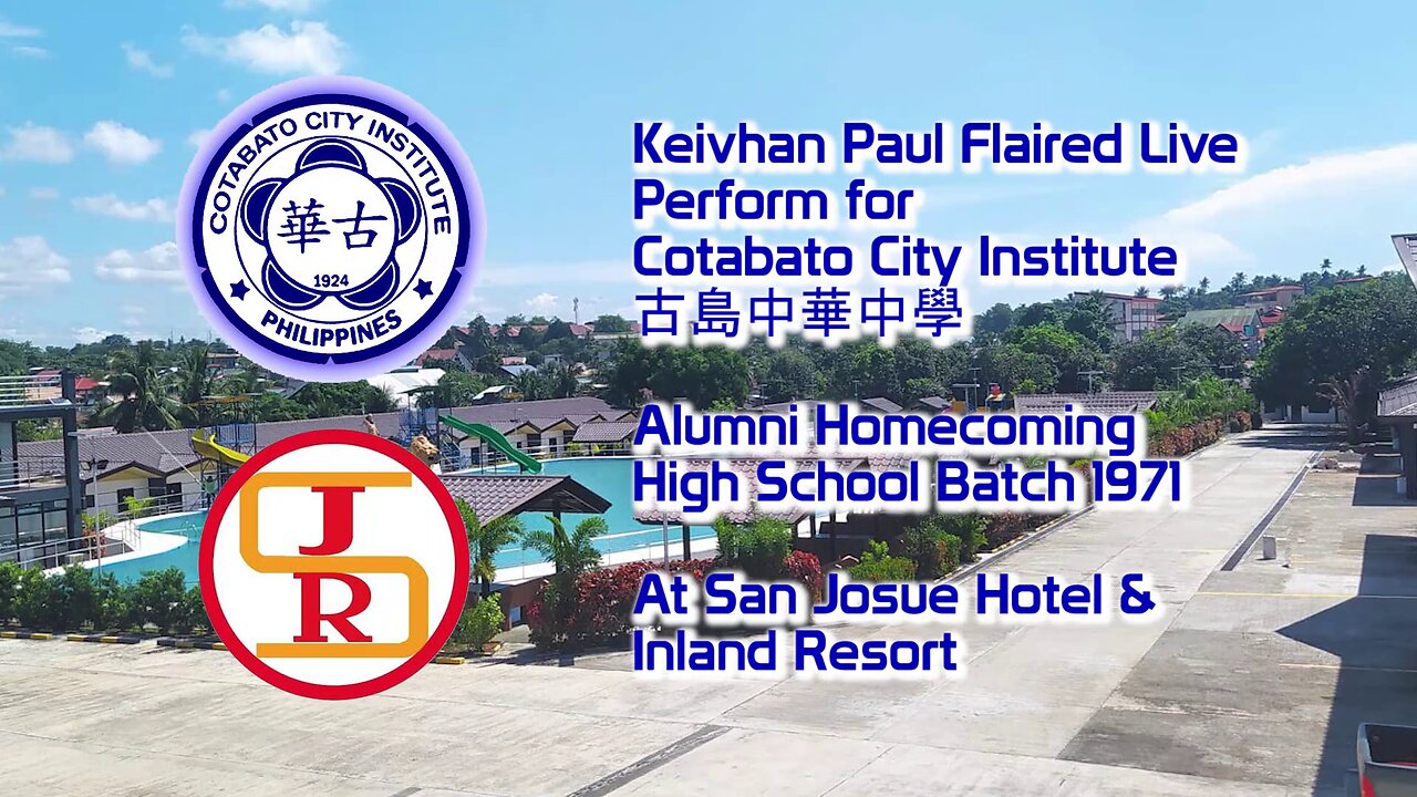 Keivhan Paul Flaired Perform For Cotabato City Institute Alumni Homecoming High School Batch 1974