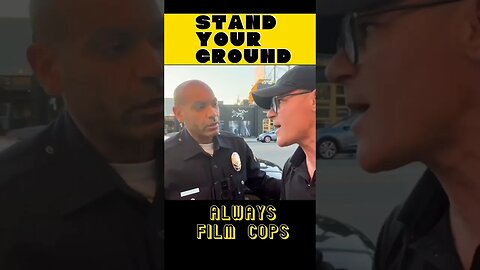 Intense Cop v Auditor #standoff Full Video Coming Out 3pm PST