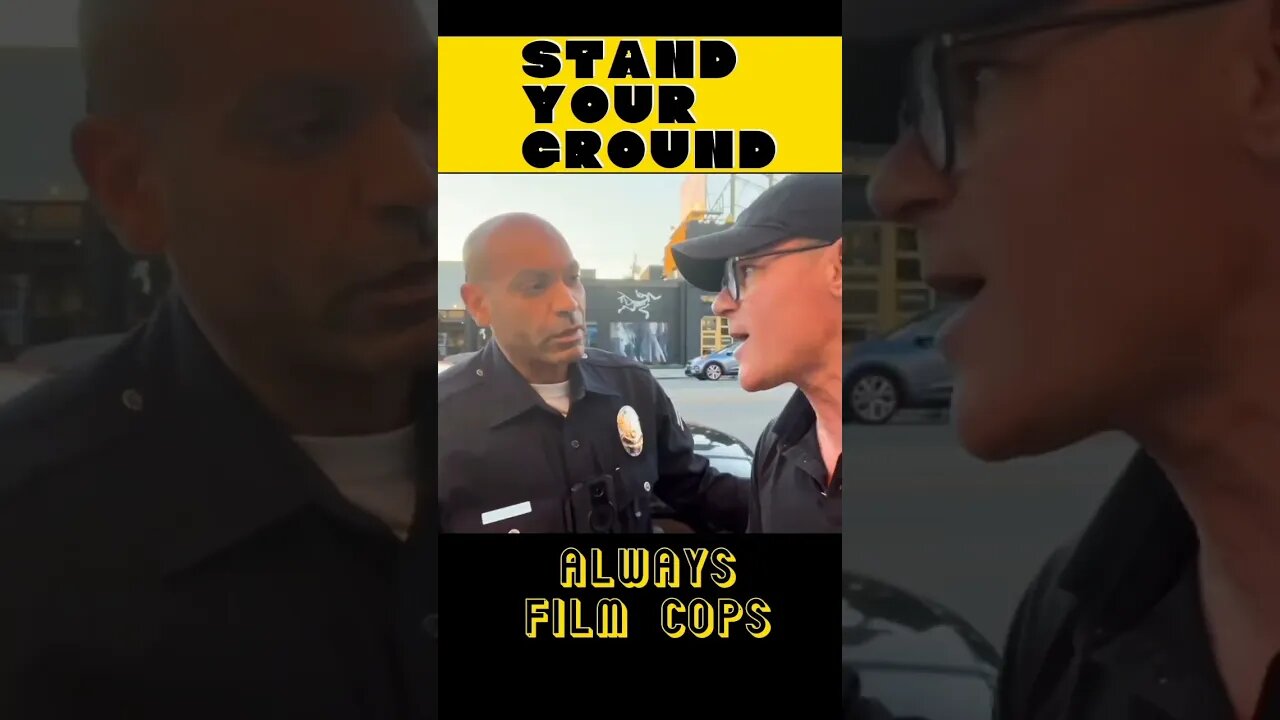 Intense Cop v Auditor #standoff Full Video Coming Out 3pm PST