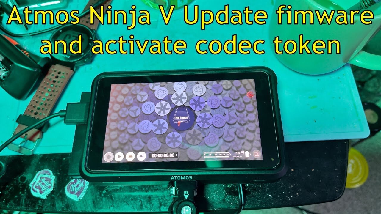 Atmos Ninja V Update fimware activate codec token