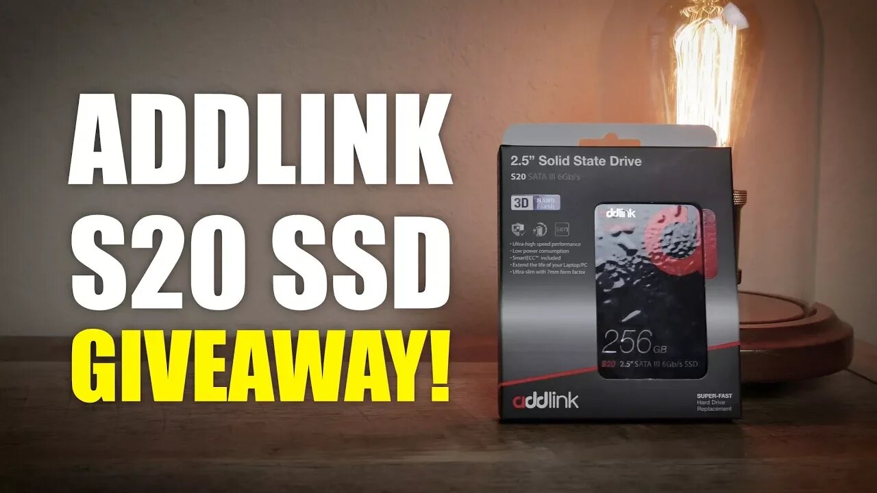 Global SSD Giveaway! | Addlink S20 Review