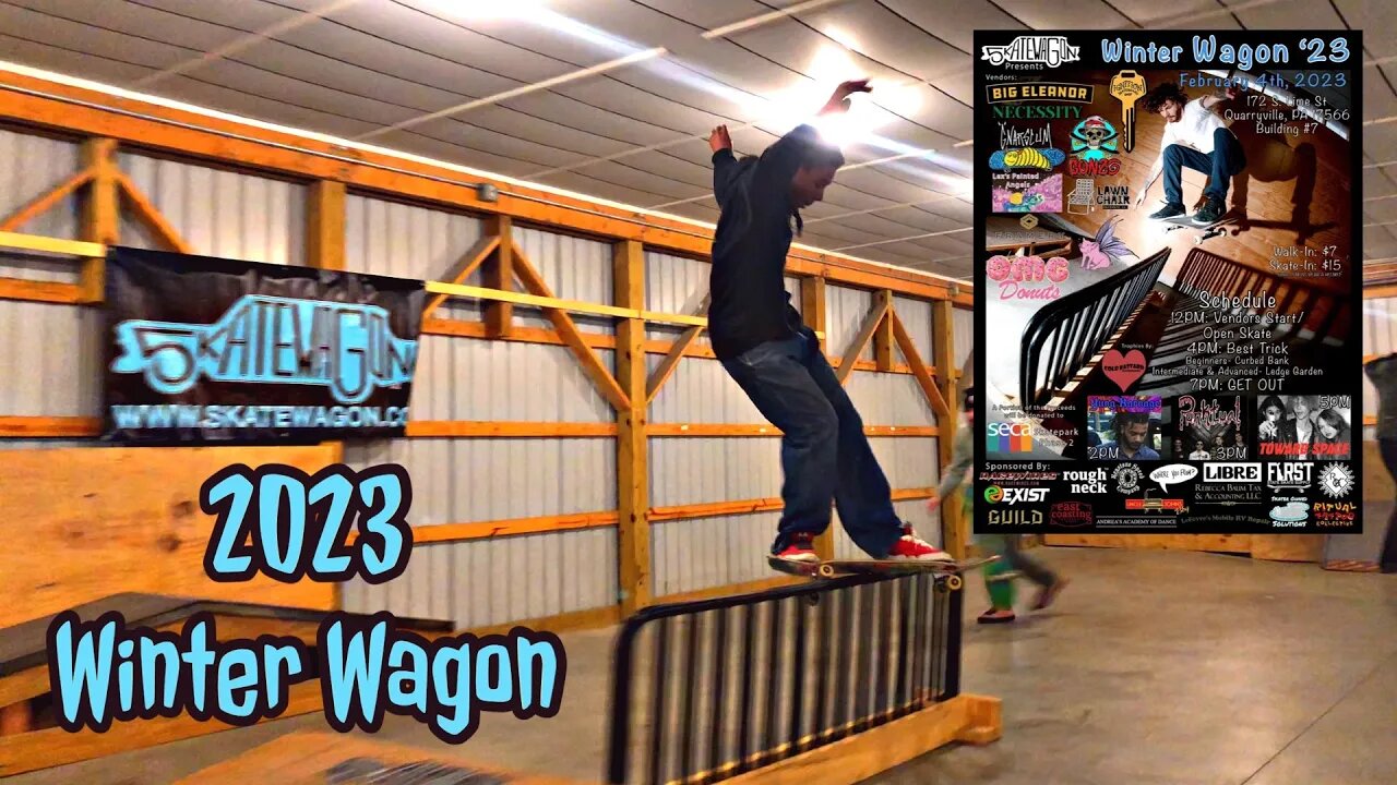 Winter Wagon Skate Contest hosted by Skatewagon