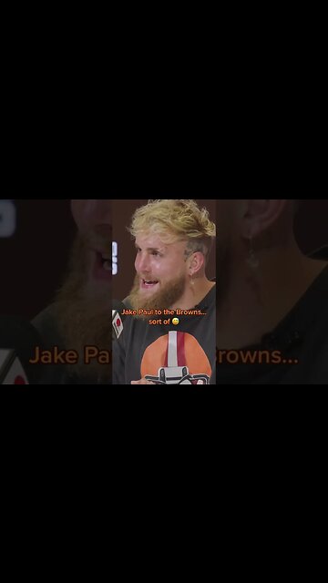Jake Paul shocked he doesn’t get to play for the Browns #shorts