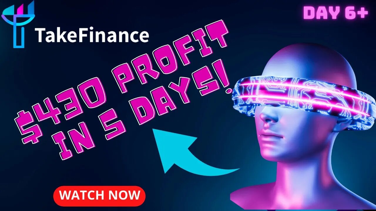 Take Finance Day 6 | I Earned $430 In 5 Days With Take Finance 🤯