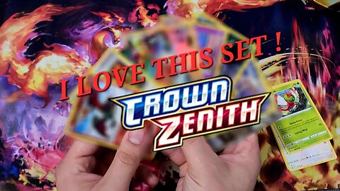 I LOVE THIS SET!! (Crown Zenith ETB Opening)