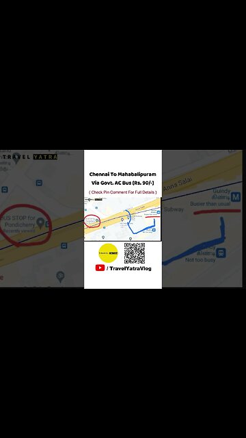 How to Catch Bus From Guindy Chennai For Mahabalipuram