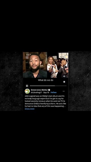 John Legend Was on Diddy's Last Album...Looking Kinda Nervous