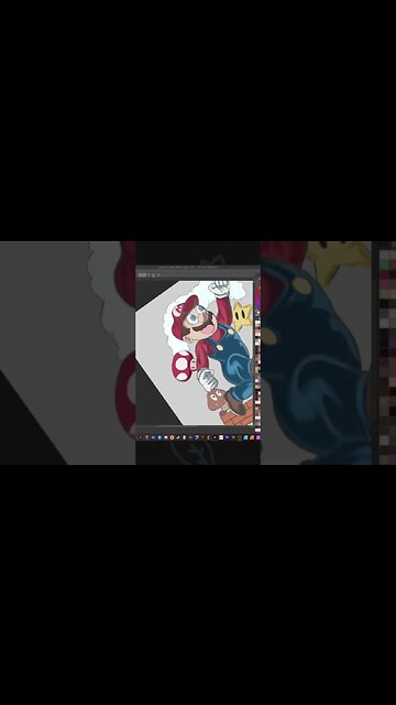 Just Never Stop - @Makini90 #wisewords #neverstopexploring #creative #livestream #painting #mario