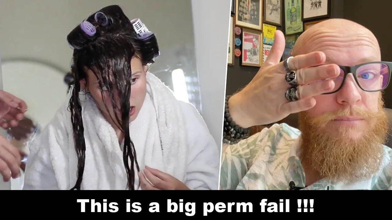 So many mistakes with her DIY PERM... Hairdresser reacts to Hair Fails