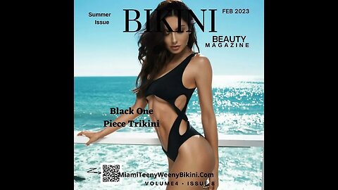 Black One Piece Trikini