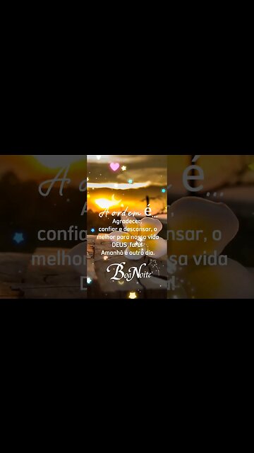 MENSAGEM DE JOA NOITE.#shorts
