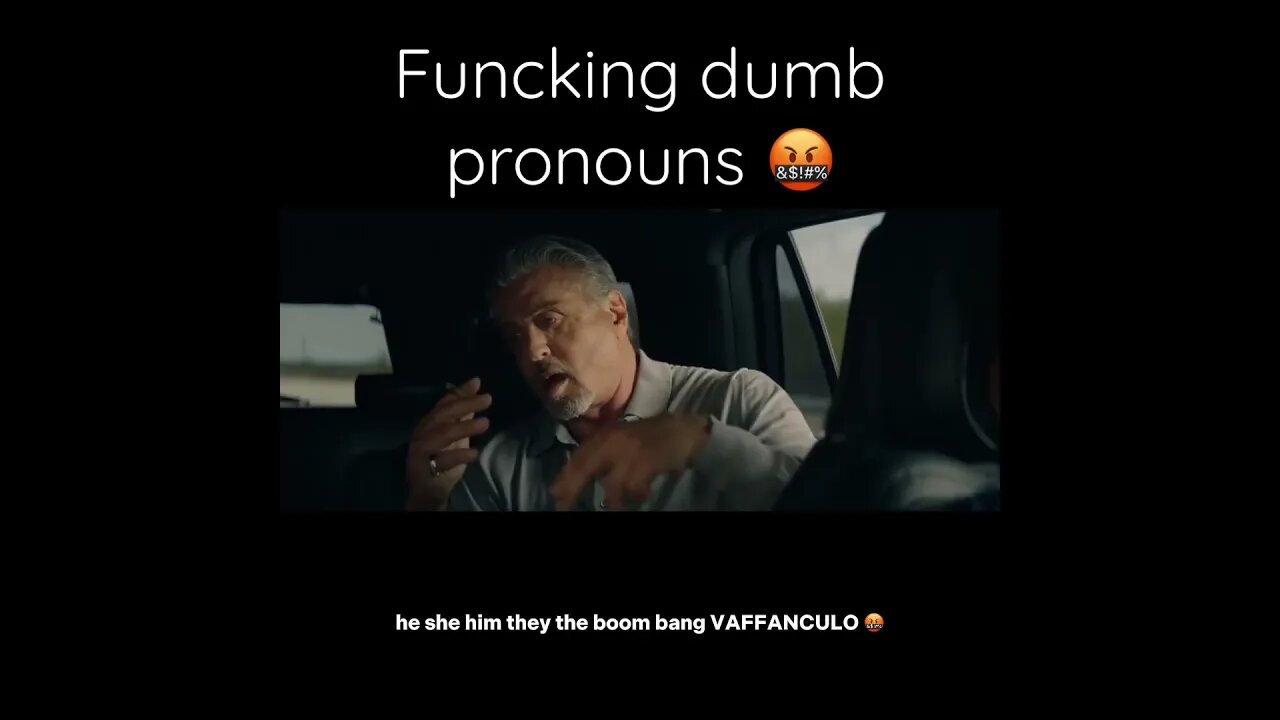 Fucking Pronouns 😂 - Tulsa King 🎥 - Stallone scene #shorts #short