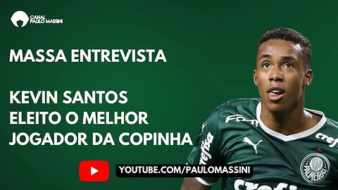 O MELHOR JOGADOR DA COPINHA E O PAI DELE. JUNTOS AQUI. KEVIN DO PALMEIRAS.- Paulo Massini