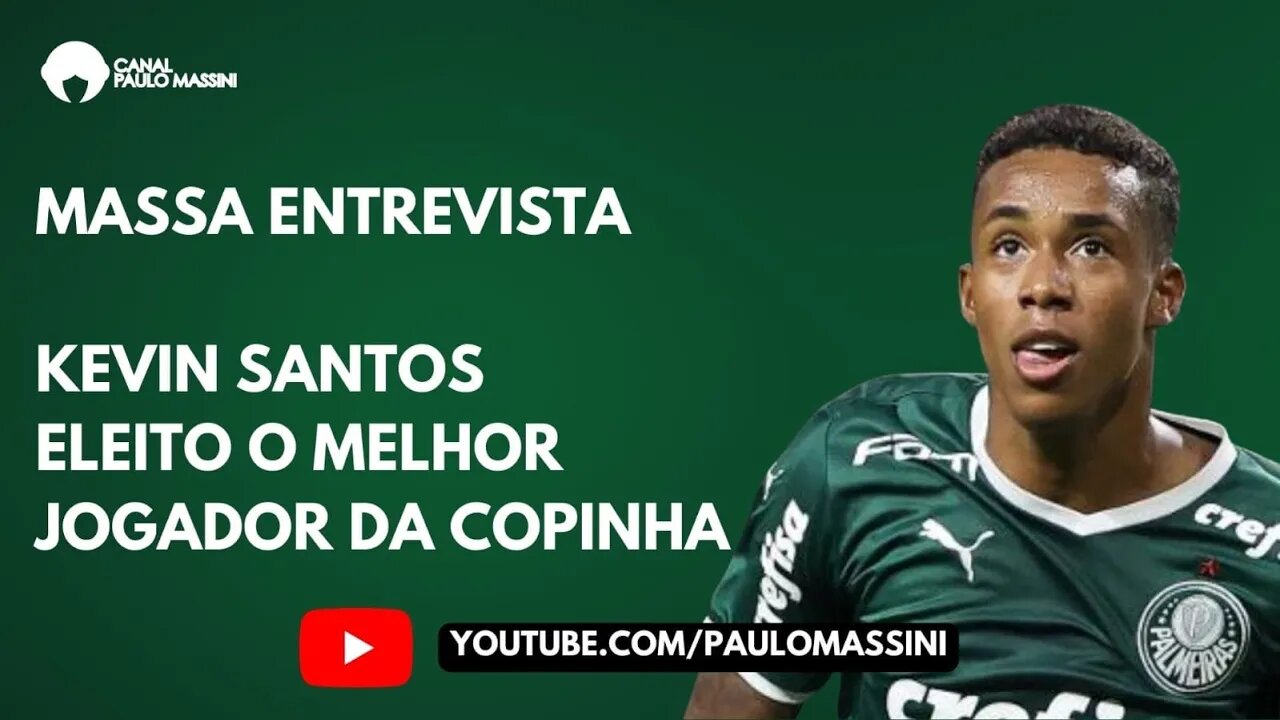 O MELHOR JOGADOR DA COPINHA E O PAI DELE. JUNTOS AQUI. KEVIN DO PALMEIRAS.- Paulo Massini