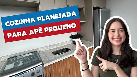 Tour por Cozinha Pequena e Planejada para apartamento em São Paulo!