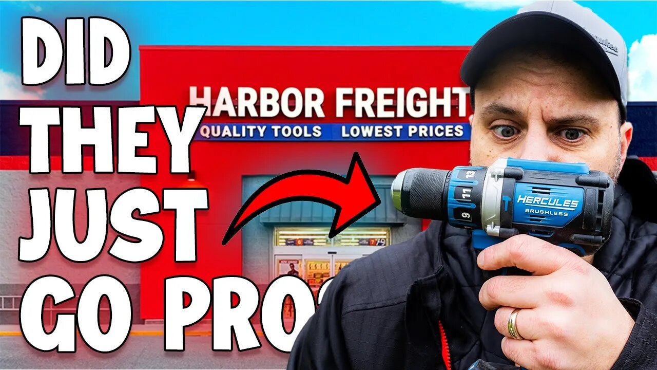 Harbor Freight May Have Just Went Pro - Testing the All New Hercules Brushless Hamer Drill