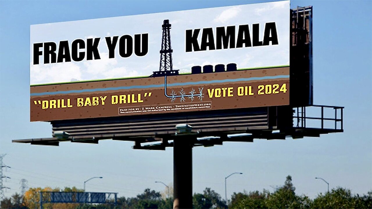 “FRACK YOU KAMALA” BILLBOARDS GOING UP IN PENNSYLVANIA - Laura Loomer Crowd Funding Project