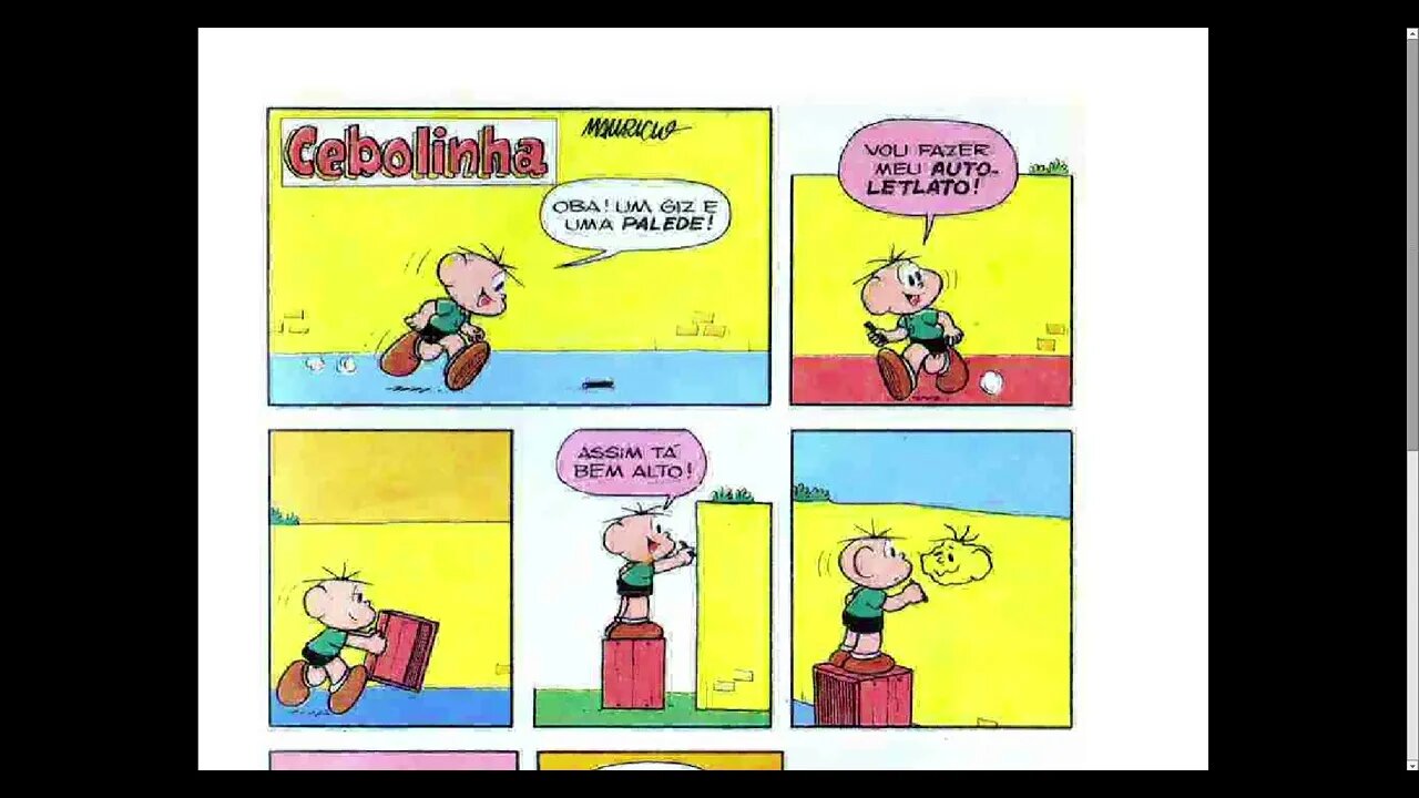 Cebolinha [Pause o Vídeo Caso Não Consiga Ler]