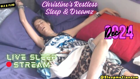 🔴Live Stream 💤Restless Sleep ⏰Dec 1, 2024 😴 RLS & PLMD