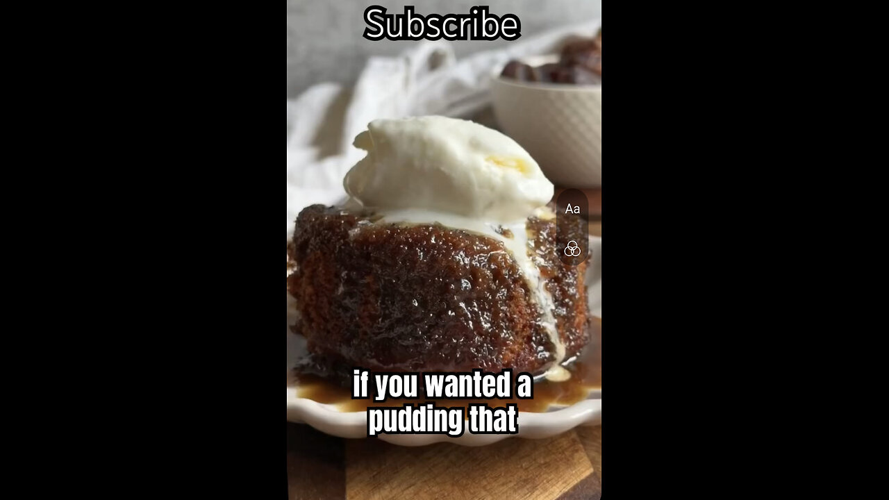 Sticky Toffee Pudding Recipe in Under 5mins!