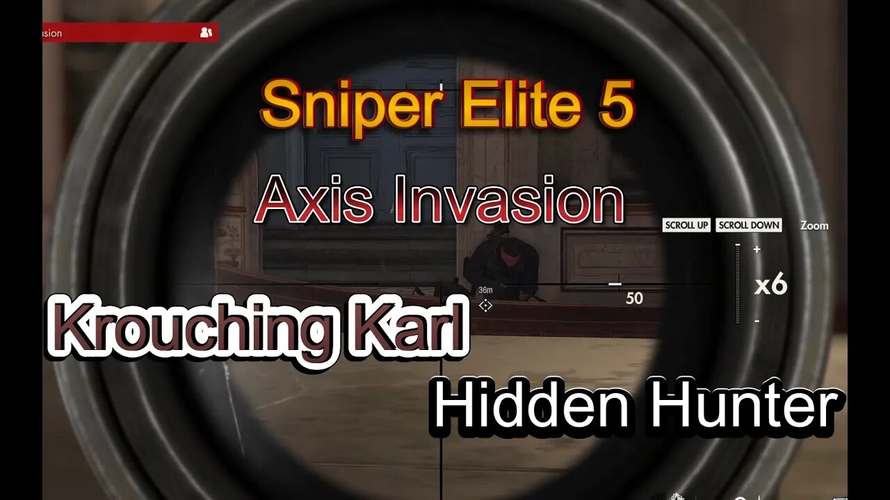 Sniper Elite 5 Axis Invasion Krouching Karl Hidden Hunter