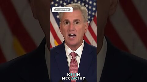 Kevin McCarthy, This Is Not Sustainable