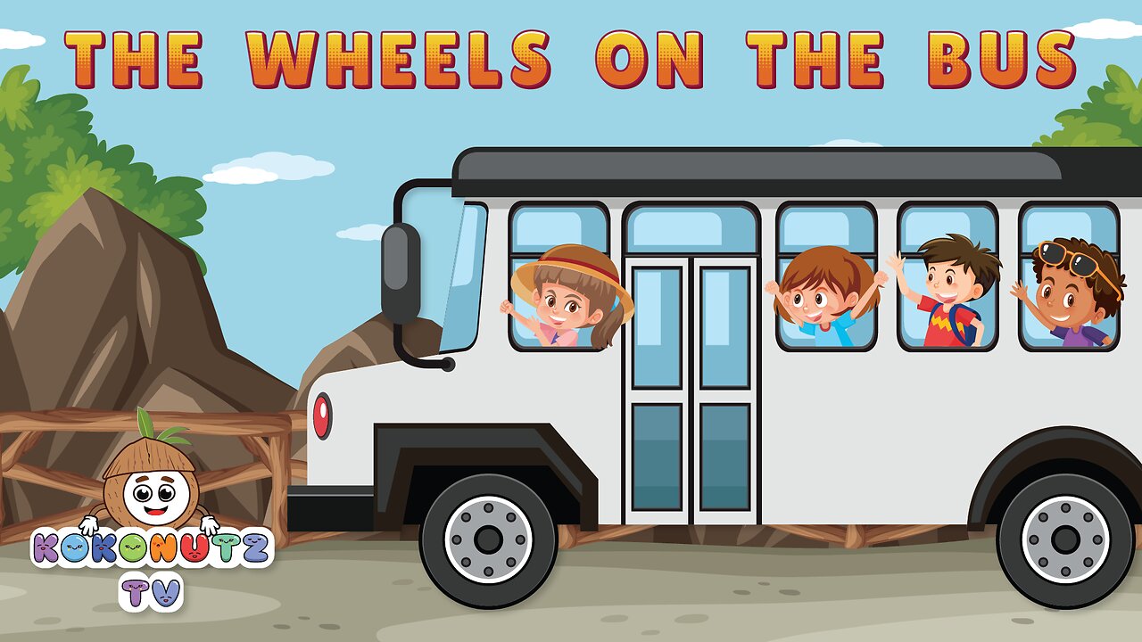 Wheels on the Bus | Nursery Rhymes & Kids Songs| KokonutzTv