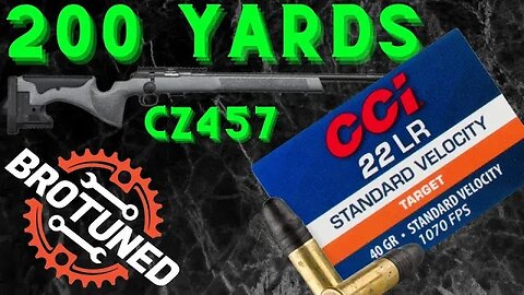 CZ 457 LRP - 200 yards - CCI Standard Velocity - IBI Barrel