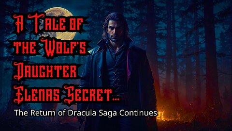 🌕 Elena's Secret: A Tale of the Wolf's Daughter | The Return of Dracula Saga Continues 🐺🧛