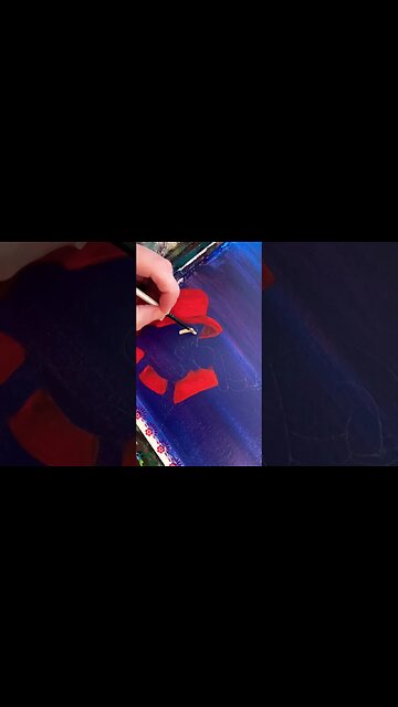 Super Mario Painting with Acrylic #mario #acrylicpainting #watchme #painting #supermario