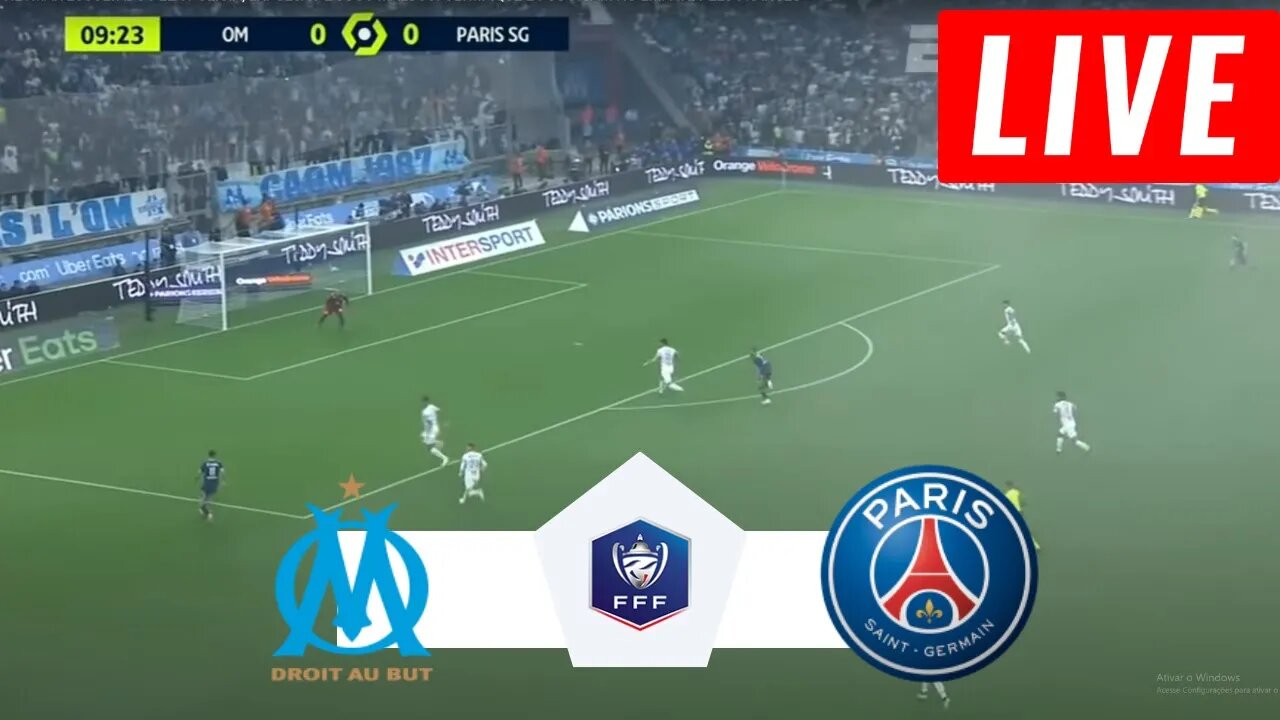 Marseille vs PSG LIVE | Coupe de France 2023 | Match Today LIVE !