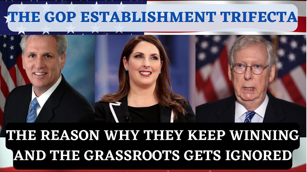 The GOP Establishment Trifecta|Why They Keep Winning|Grassroots Strategy