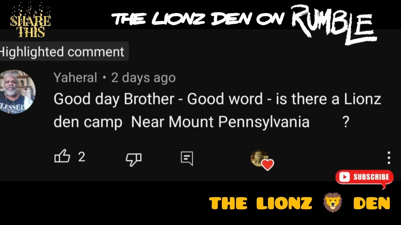 EXHORTATION: "A COMMUNICATION URGING SOMEONE TO DO SOMETHING" (COMMENT BOARD) #brotherhood #truth ✊🦁
