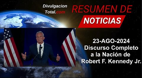 23-AGO-2024 Discurso Completo de RFK Jr. Apoyando a Trump 🔥
