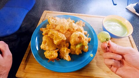 Baked Buffalo "Chicken" Wings + Herby Ranch - Easy Recipe