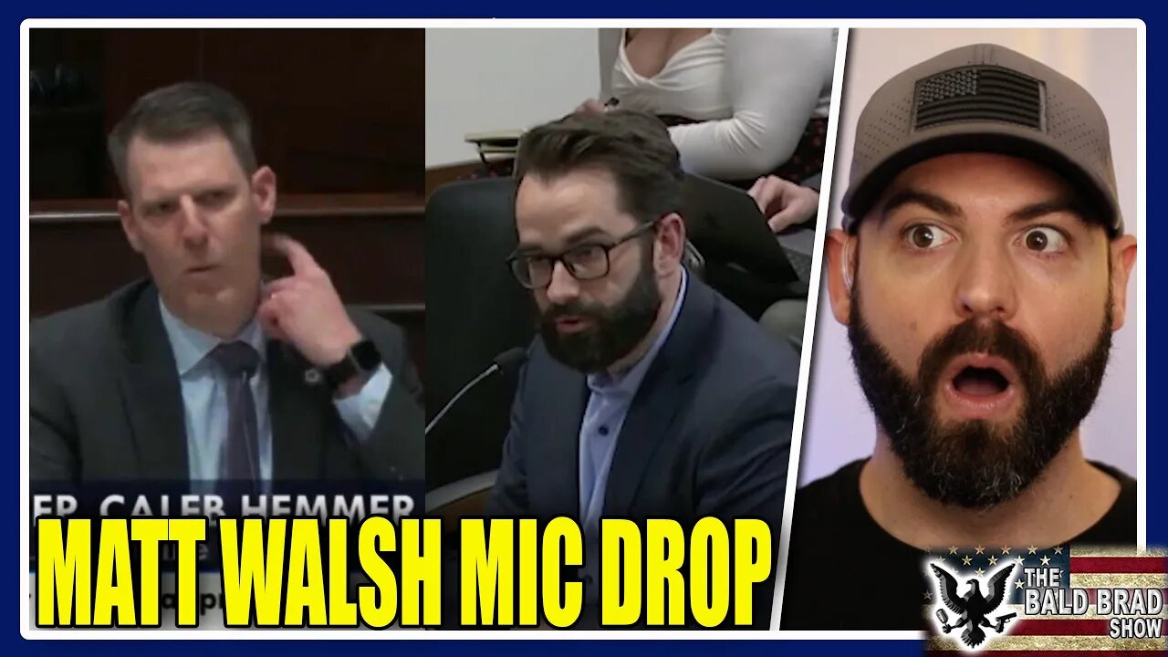 Matt Walsh Mic Drop on Democrat