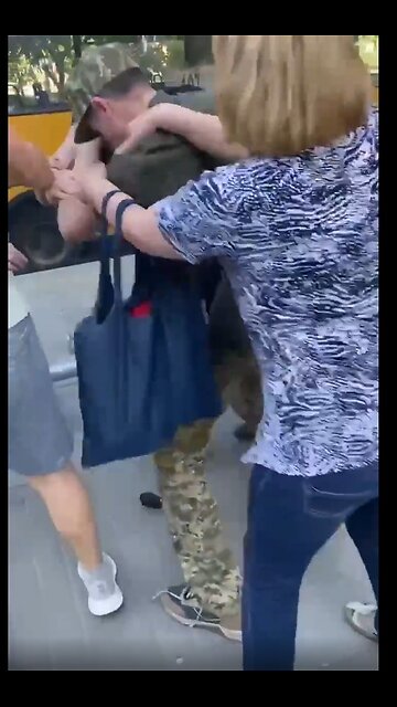 The Ukrainian regime abducts Ukrainian civilian even though he got docs. showing he shouldn't fight