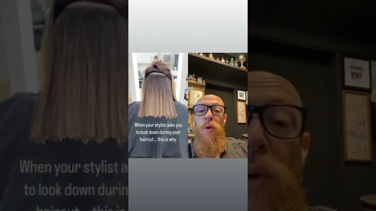 Hairdresser reacts to tik tok hair video #shorts