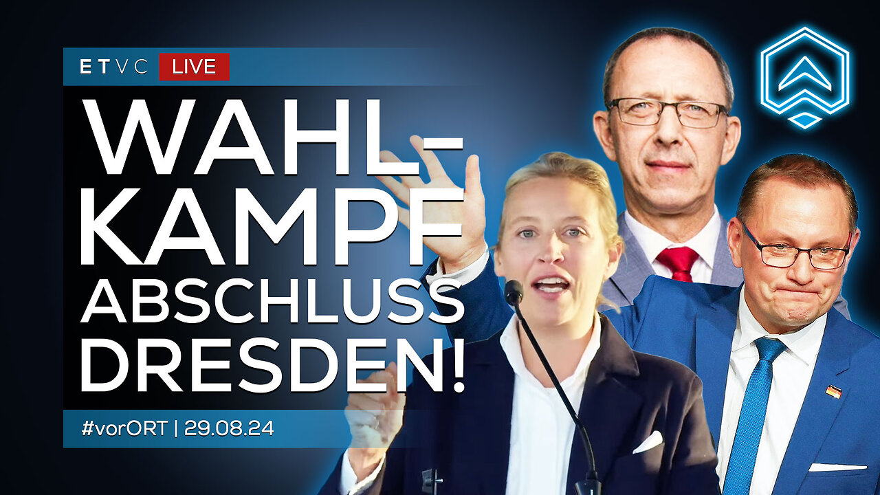 🟥 LIVE | AfD Wahlkampf-Finale: ALICE, TINO & URBAN in Dresden! | #VorORT