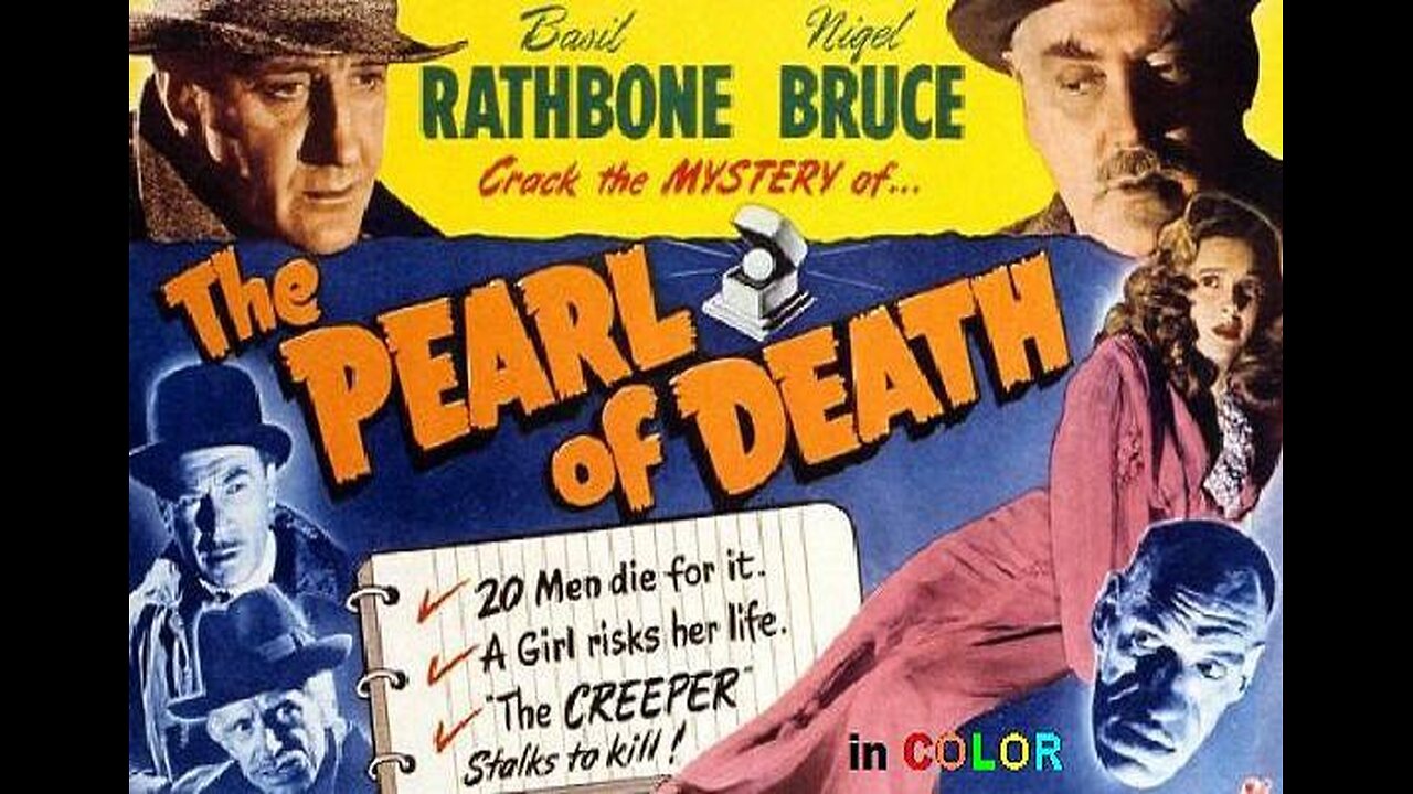 THE PEARL OF DEATH 1944 in COLOR Sherlock Holmes vs the Monstrous Creeper FULL MOVIE in HD