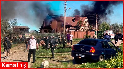Latest footage of destruction in Russia's Belgorod region mistakenly hit by Russian troops